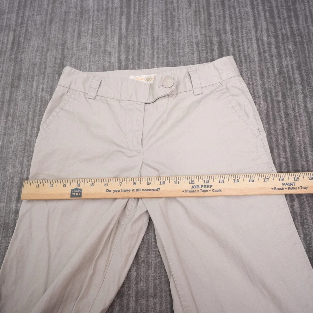 J.Crew Broken-In Chino Pants Womens 28 Beige Excellent Wide Leg Weathered Twill